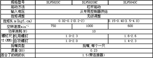 delvo电动螺丝刀 DLV5820HC